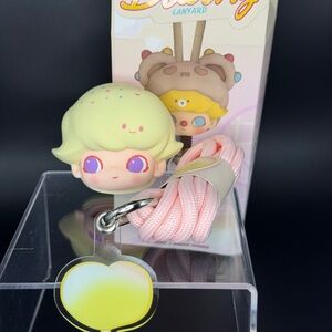 POP MART Dimoo Dating Lanyard series - Marshmallow - phone accessory
